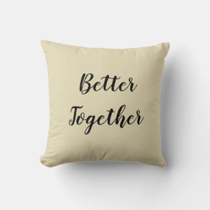 Oreiller d'anniversaire Better Together