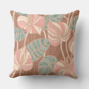 Oreiller d'art tropical