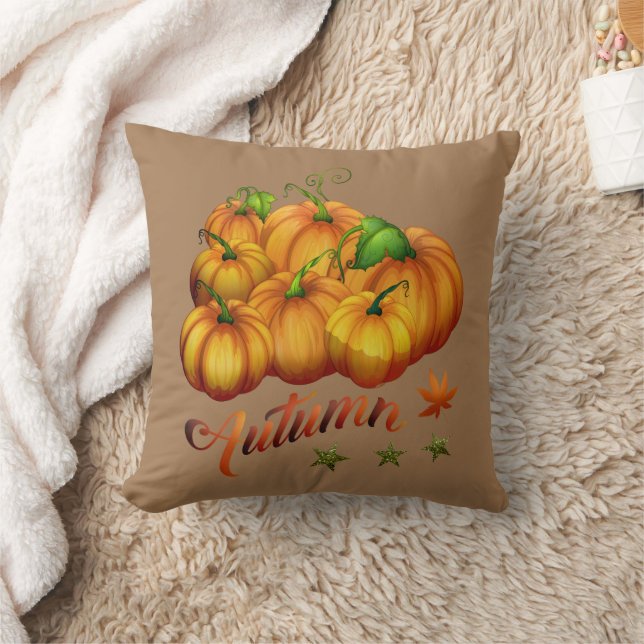 Oreiller d'automne citrouille (Couverture)