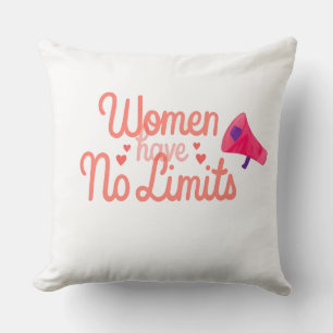 Oreiller d'autonomisation des femmes – Coussin de 