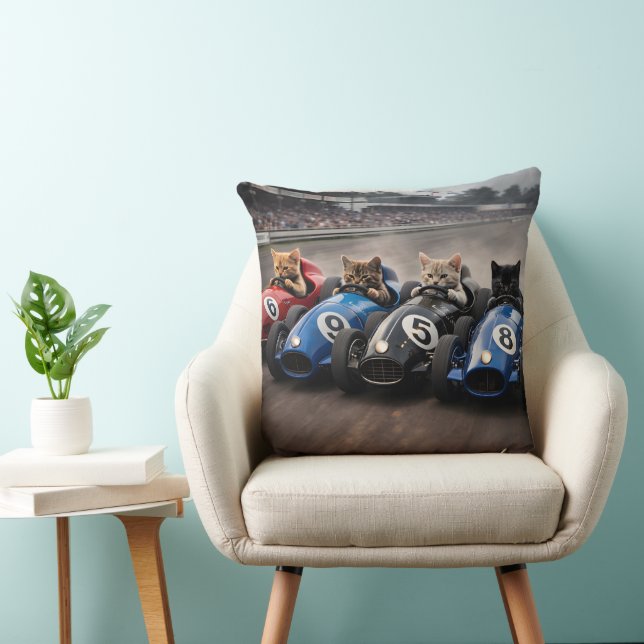 Oreiller de chatons de course gratuits (Chaise)