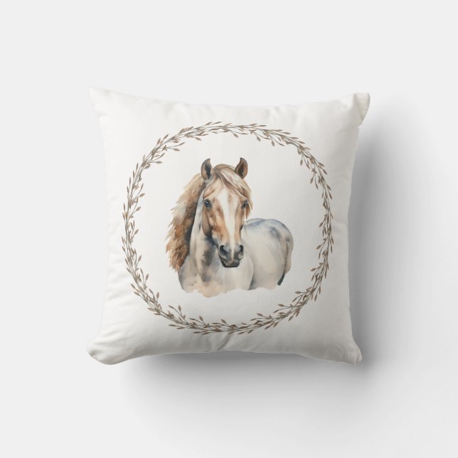 Oreiller de cheval gris (Recto)