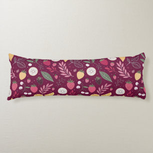 Oreiller de corps – Coussin long motif fruit prune