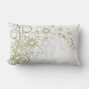 Oreiller de décoration-Imprimé floral Coussin de j