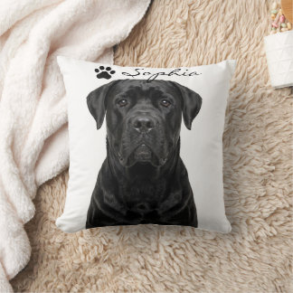 Oreiller de jet avec photo personnalisée de Cane C