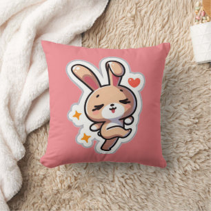 Oreiller de jet de lapin