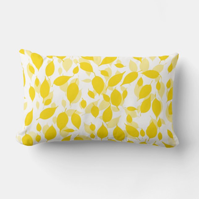 Oreiller de jet lombaire floral décoratif (Recto)