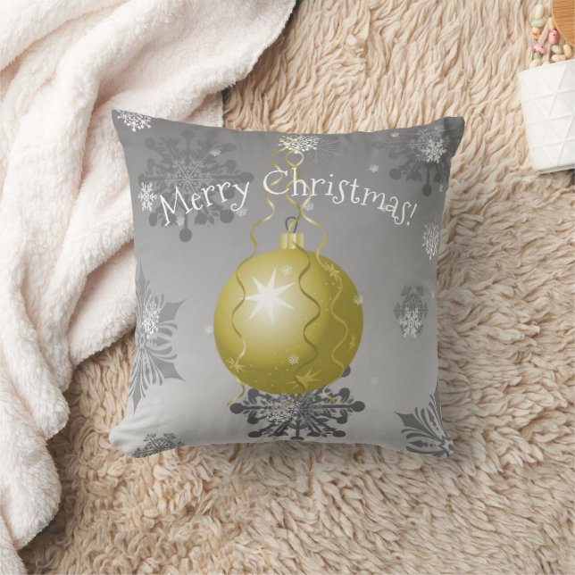 Oreiller de Jeu d'Ornement de Noël (Couverture)