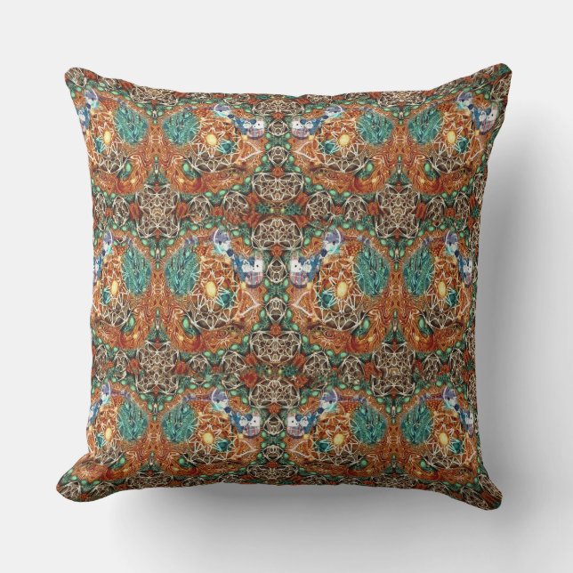 Oreiller de Joya Eve de couleur chaude (Recto)