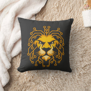 Oreiller de lancer Lion Tech Doré
