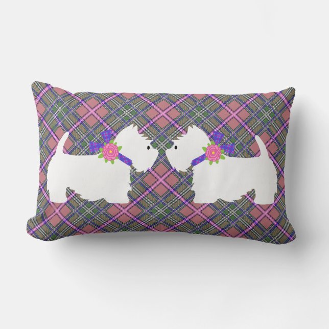 Oreiller de lancer West Highland Terrier (Recto)