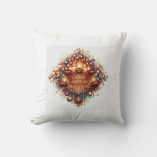 Oreiller de luxe Diwali Noël Fusion
