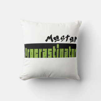Oreiller de luxe pour maître procrastinateur