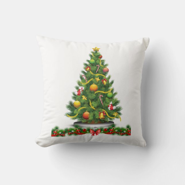 Oreiller de Noël, arbre de Noël (Recto)