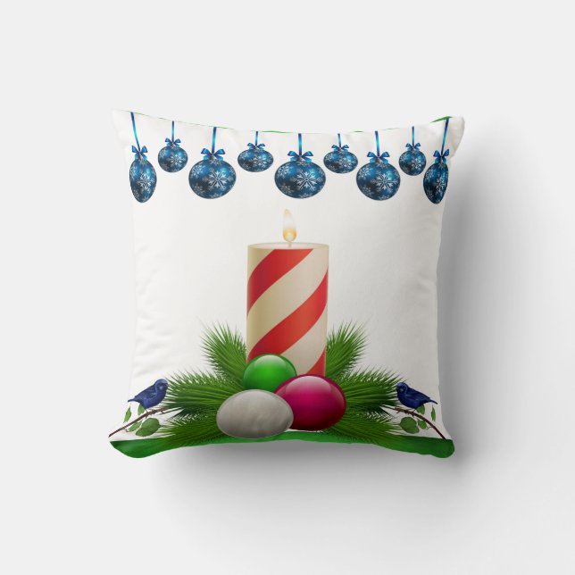 Oreiller de Noël, Bougie de Noël (Recto)