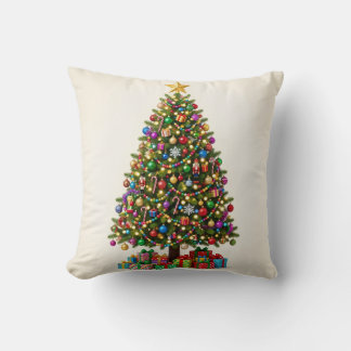 Oreiller de Noël Classique en Forme de Sapin