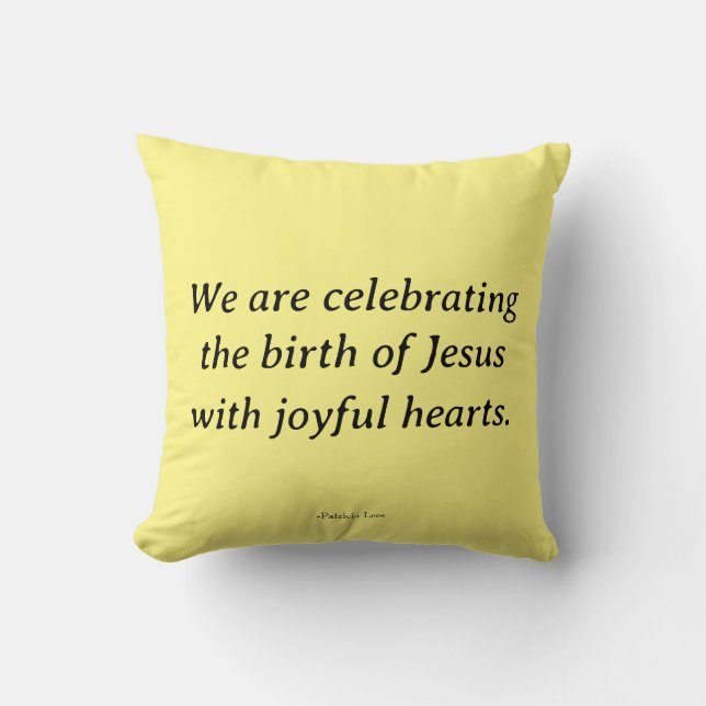 Oreiller de Noël de Jésus (Recto)