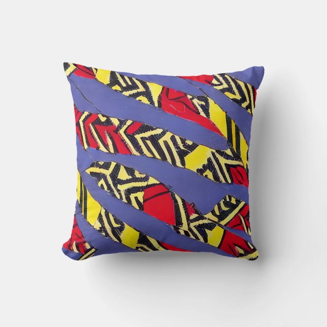 Oreiller de Noël d'inspiration africaine (Recto)