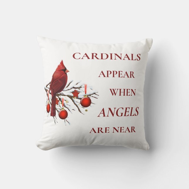 Oreiller de Noël du cardinal rouge (Recto)