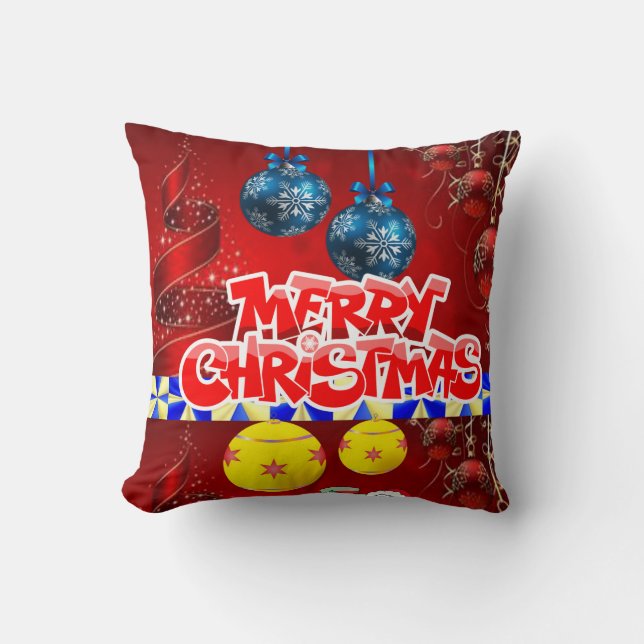 Oreiller de Noël, Joyeux Noël (Recto)