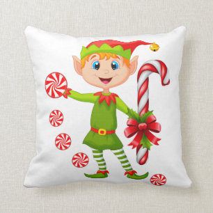 Oreiller de Noël, menthe d'elfe