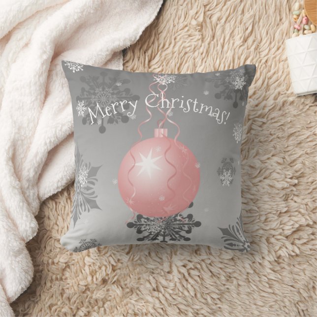 Oreiller de Noël rose fantaisie (Couverture)