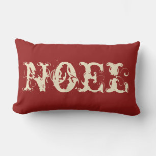 Oreiller de Noël rustique à jeter