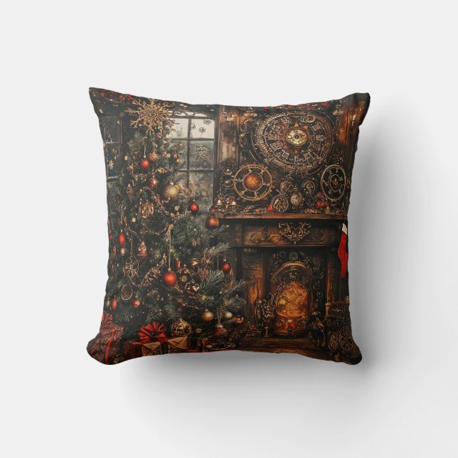 Oreiller de Noël Steampunk (Recto)