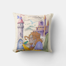 Oreiller de princesse de conte de fées
