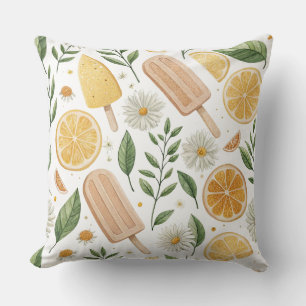 Oreiller décoratif 20" x 20" – Citron Sucette glac