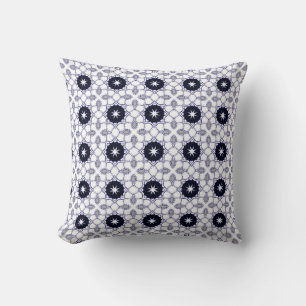 oreiller décoratif avec motif géométrique