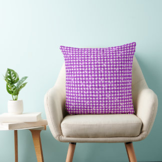 Oreiller décoratif Faux Bling Glam Pailleté Violet