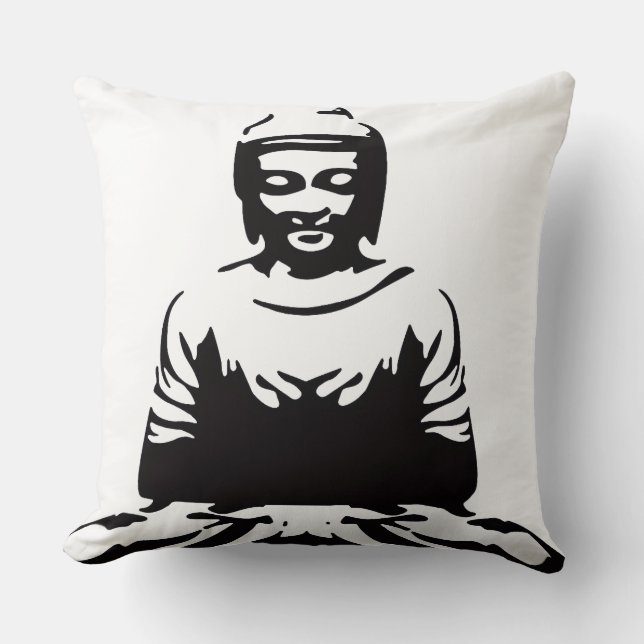 Oreiller décoratif Zen Bouddha (Recto)