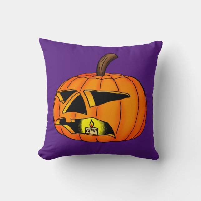 Oreiller D'Halloween Amusant Et Coloré (Recto)