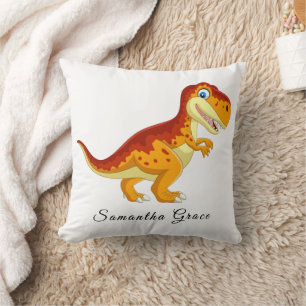 Oreiller Dinosaure T Rex Gold