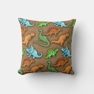 Oreiller Dinosaures Mignons pour Enfants