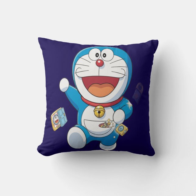 Oreiller Doraemon – Style Amusant et Gadget (Recto)