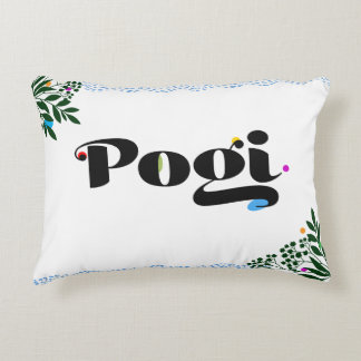 Oreiller drôle 'Pogi' Coussin d'accent Boho philip