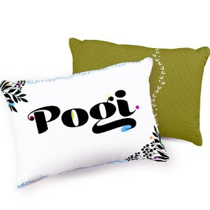 Oreiller drôle 'Pogi' Coussin d'accent Boho philip