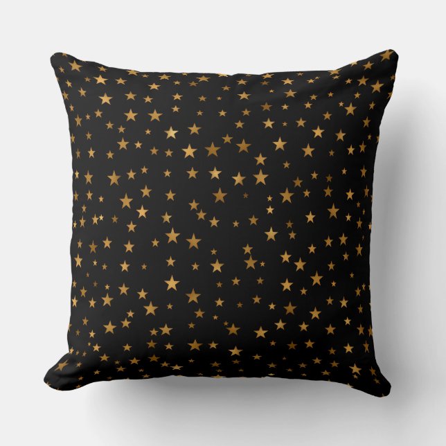 Oreiller Étoiles Dorées Intérieures (Recto)