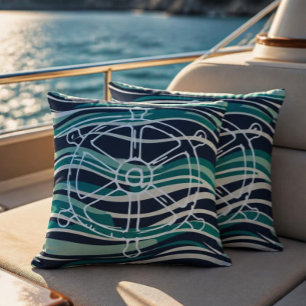 Oreiller Extérieur de Roue de Navire – Navy Coasta