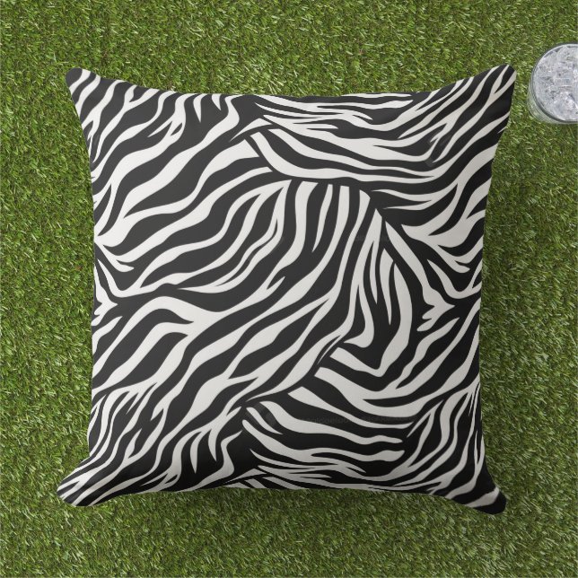 Oreiller extérieur Zebra Print (Herbe)