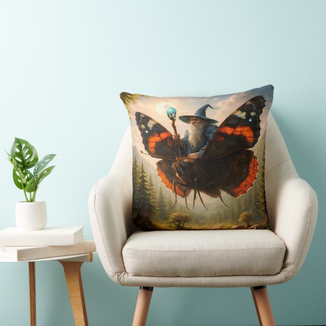 Oreiller fantaisie papillon (Chaise)