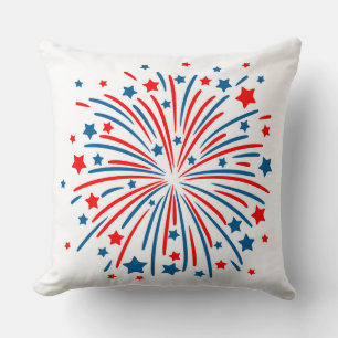 Oreiller Feux d'Artifice du 14 Juillet