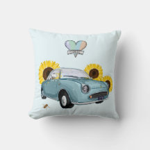 Oreiller Figaro Aqua Pale