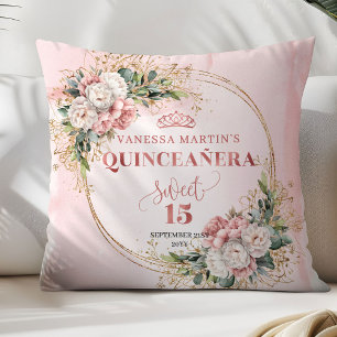 Oreiller Fleuris Rose Poussiéreux Meilleur Cadeau