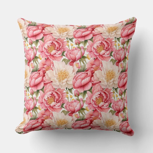 Oreiller Fleurs de Paeonie (Recto)