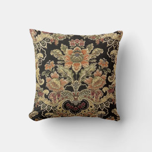 Oreiller floral de style vintage