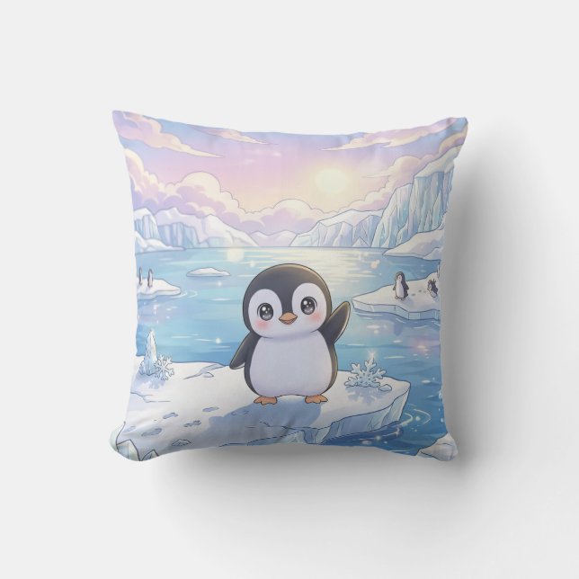 Oreiller iceberg manchot mignon (Recto)
