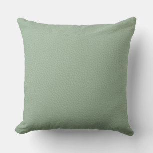 Oreiller imprimé aspect cuir bleu sarcelle